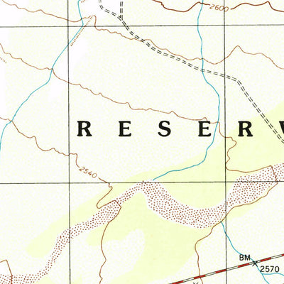 United States Geological Survey Sells East, AZ (1996, 24000-Scale) digital map