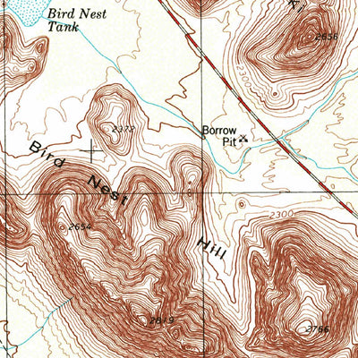 United States Geological Survey Sells West, AZ (1996, 24000-Scale) digital map