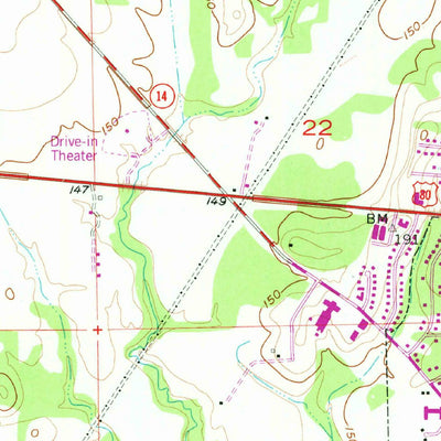 United States Geological Survey Selma, AL (1958, 24000-Scale) digital map