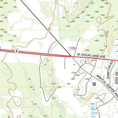 United States Geological Survey Selma, AL (2020, 24000-Scale) digital map