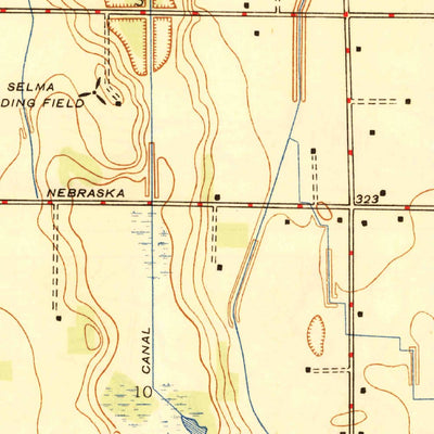 United States Geological Survey Selma, CA (1947, 24000-Scale) digital map