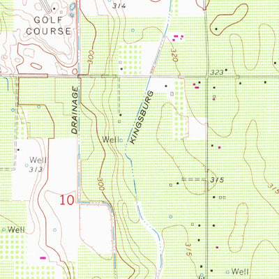 United States Geological Survey Selma, CA (1964, 24000-Scale) digital map