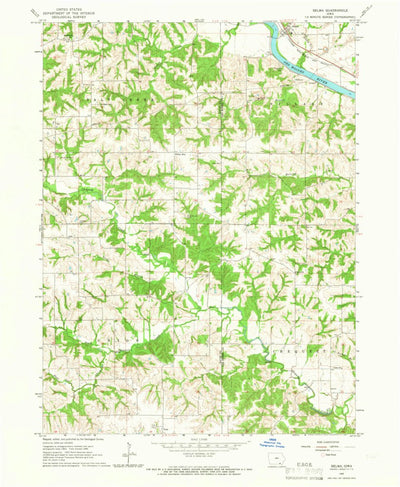 United States Geological Survey Selma, IA (1965, 24000-Scale) digital map