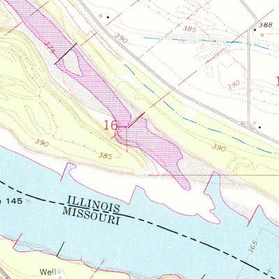 United States Geological Survey Selma, MO-IL (1964, 24000-Scale) digital map