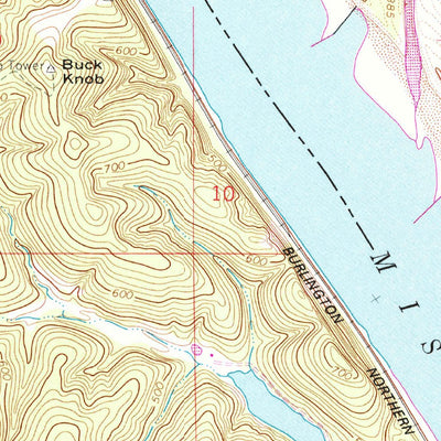 United States Geological Survey Selma, MO-IL (1964, 24000-Scale) digital map