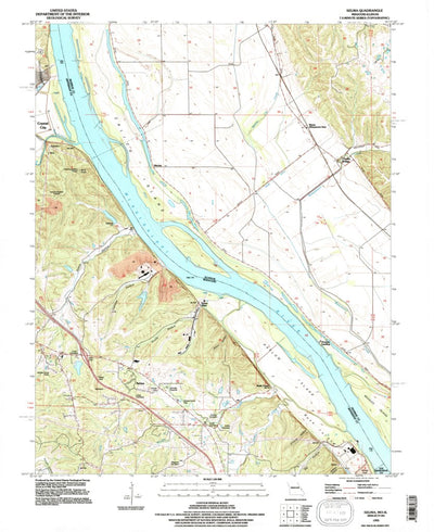 United States Geological Survey Selma, MO-IL (1993, 24000-Scale) digital map