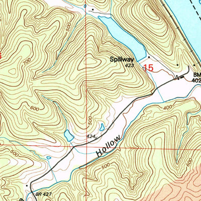 United States Geological Survey Selma, MO-IL (1993, 24000-Scale) digital map