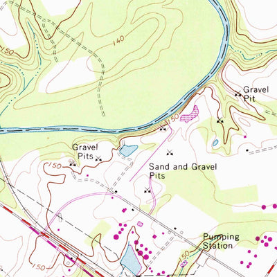 United States Geological Survey Selma, NC (1964, 24000-Scale) digital map