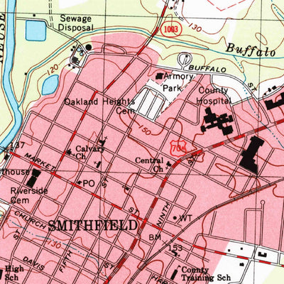 United States Geological Survey Selma, NC (1998, 24000-Scale) digital map
