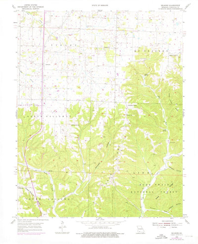 United States Geological Survey Selmore, MO (1955, 24000-Scale) digital map