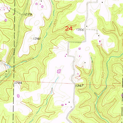 United States Geological Survey Selmore, MO (1955, 24000-Scale) digital map