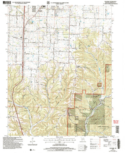 United States Geological Survey Selmore, MO (2004, 24000-Scale) digital map
