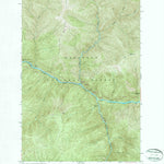 United States Geological Survey Selway Falls, ID (1966, 24000-Scale) digital map