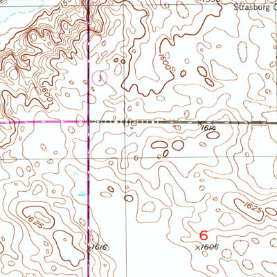 United States Geological Survey Selz NW, ND (1951, 24000-Scale) digital map