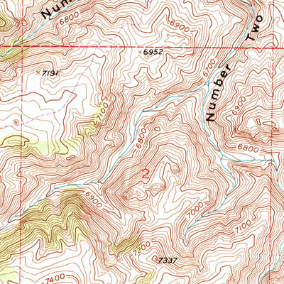United States Geological Survey Seminoe Dam NE, WY (1953, 24000-Scale) digital map