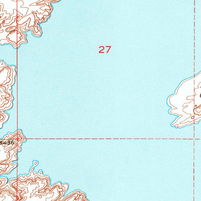 United States Geological Survey Seminoe Dam SE, WY (1953, 24000-Scale) digital map
