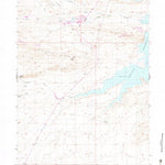 United States Geological Survey Seminoe Dam SW, WY (1953, 24000-Scale) digital map