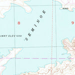 United States Geological Survey Seminoe Dam SW, WY (1953, 24000-Scale) digital map