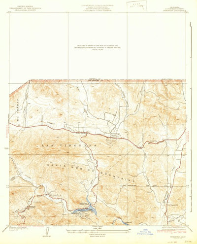 United States Geological Survey Seminole, CA (1932, 24000-Scale) digital map