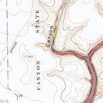 United States Geological Survey Seminole Canyon, TX (1972, 24000-Scale) digital map