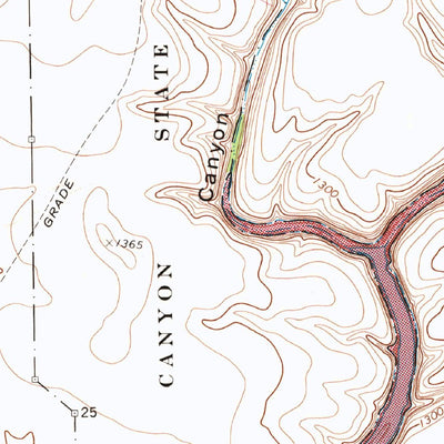 United States Geological Survey Seminole Canyon, TX (1972, 24000-Scale) digital map