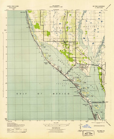 United States Geological Survey Seminole, FL (1943, 31680-Scale) digital map