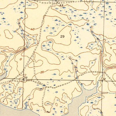 United States Geological Survey Seminole Hills, FL (1944, 31680-Scale) digital map