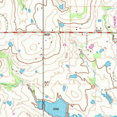 United States Geological Survey Seminole, OK (1972, 24000-Scale) digital map