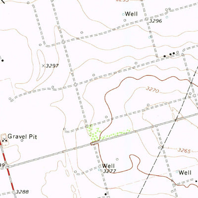 United States Geological Survey Seminole SW, TX (1969, 24000-Scale) digital map