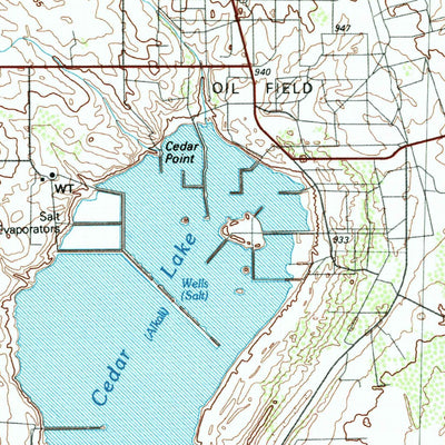 United States Geological Survey Seminole, TX (1992, 100000-Scale) digital map