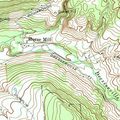 United States Geological Survey Sempronius, NY (1971, 24000-Scale) digital map