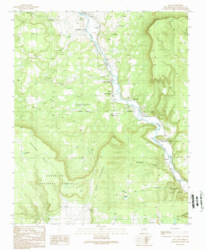 United States Geological Survey Sena, NM (1989, 24000-Scale) digital map