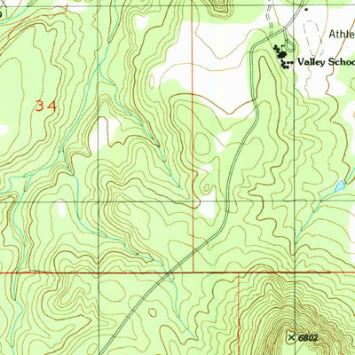 United States Geological Survey Sena, NM (1989, 24000-Scale) digital map