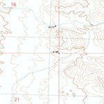 United States Geological Survey Senator Mountain, AZ (1989, 24000-Scale) digital map