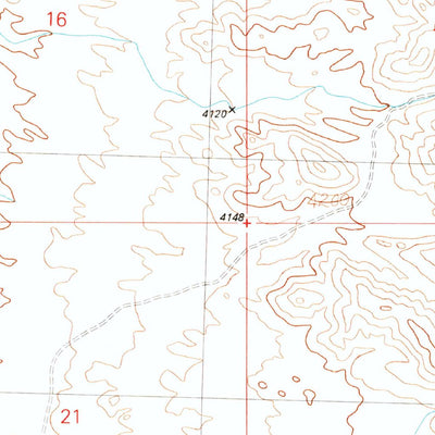 United States Geological Survey Senator Mountain, AZ (1989, 24000-Scale) digital map
