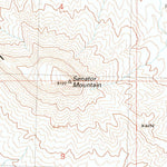 United States Geological Survey Senator Mountain, AZ (1989, 24000-Scale) digital map