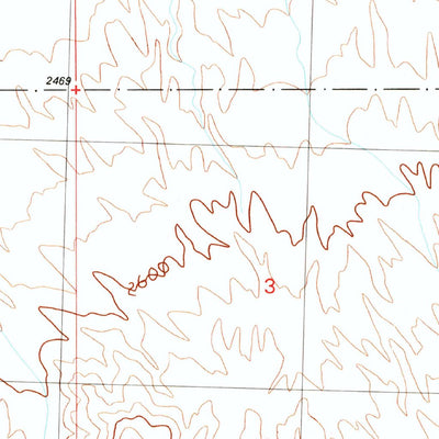 United States Geological Survey Senator Mountain NE, AZ (1989, 24000-Scale) digital map