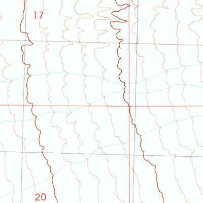 United States Geological Survey Senator Mountain SW, AZ (1989, 24000-Scale) digital map