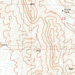 United States Geological Survey Senator Mountain SW, AZ (1989, 24000-Scale) digital map