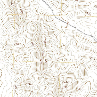 United States Geological Survey Senator Mountain SW, AZ (2021, 24000-Scale) digital map