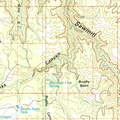United States Geological Survey Seneca, AZ (1992, 100000-Scale) digital map