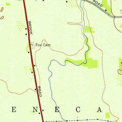 United States Geological Survey Seneca Falls, NY (1943, 24000-Scale) digital map