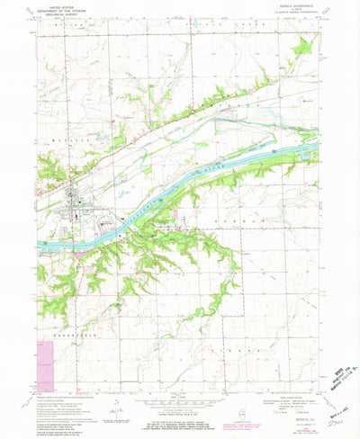 United States Geological Survey Seneca, IL (1970, 24000-Scale) digital map
