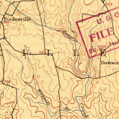 United States Geological Survey Seneca, MD-VA (1908, 62500-Scale) digital map