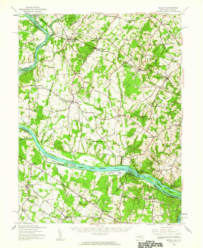 United States Geological Survey Seneca, MD-VA (1944, 62500-Scale) digital map