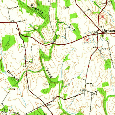 United States Geological Survey Seneca, MD-VA (1944, 62500-Scale) digital map