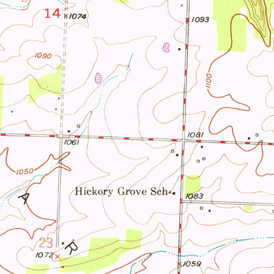 United States Geological Survey Seneca, MO-OK (1949, 24000-Scale) digital map