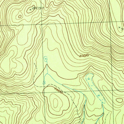 United States Geological Survey Seneca Mountain, VT (1988, 24000-Scale) digital map