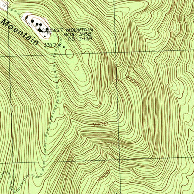 United States Geological Survey Seneca Mountain, VT (1988, 24000-Scale) digital map