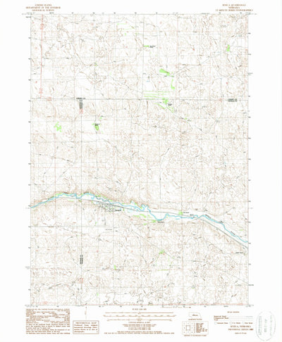 United States Geological Survey Seneca, NE (1987, 24000-Scale) digital map